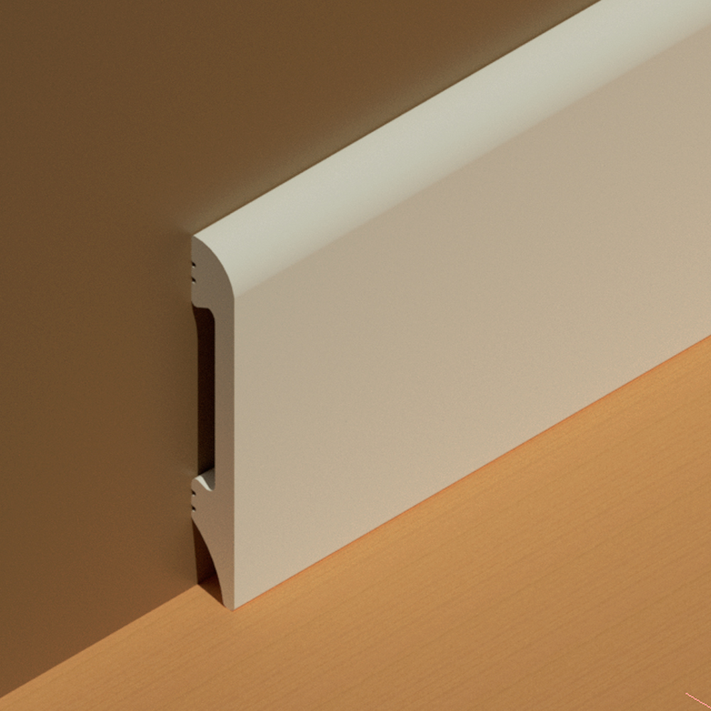 Plinta rotunjita polistiren extrudat 100x14mm, 2.5 m lungime