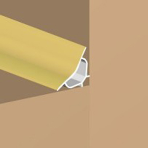 Etansator blat mini, 12x12 mm, PVC, 2,5 m, auriu lucios