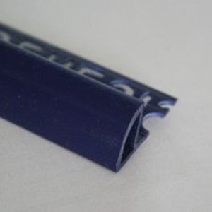 Coltar faianta, colt exterior, 10 mm, PVC, 2.5 m, albastru lucios