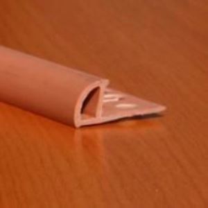 Coltar faianta, colt exterior, 8 mm, PVC, 2.5 m, roz inchis