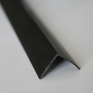 Cornier PVC, 20x20 mm, 2,7 m, negru