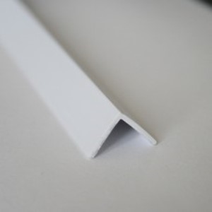 Cornier PVC,10x10 mm, 2,7 m, alb