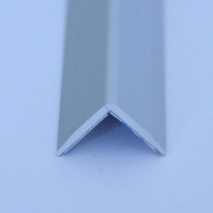 Cornier metalic laturi tesite, 10x10 mm, 2,5 m, argintiu lucios