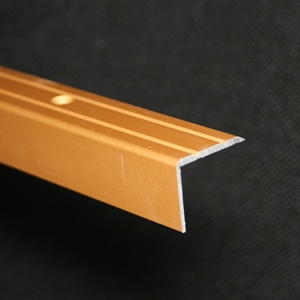 Profil treapta perforat, 20x25 mm, 0,9 m, auriu satinat