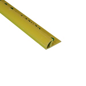 Coltar faianta, colt exterior, 10 mm, PVC, 2.5 m, galben olive