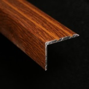 Profil treapta cu caneluri, 25x20 mm, 2,7 m,stejar inchis