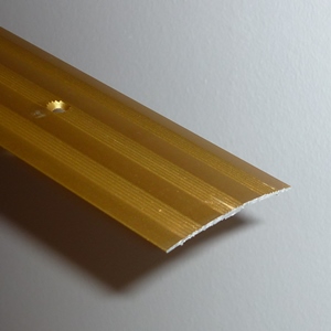 Prag trecere cu striatii, lat, 51 mm, 2,7 m, auriu satinat