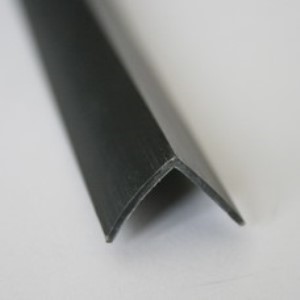 Cornier PVC,15x15 mm, 2,7 m, negru