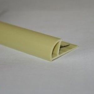Coltar faianta, colt exterior, 10 mm, PVC, 2.5 m, gaben lime