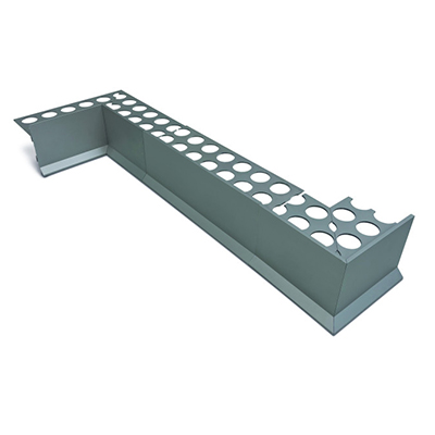 Colt exterior Profil picurator Balcon 12mm, argintiu satinat