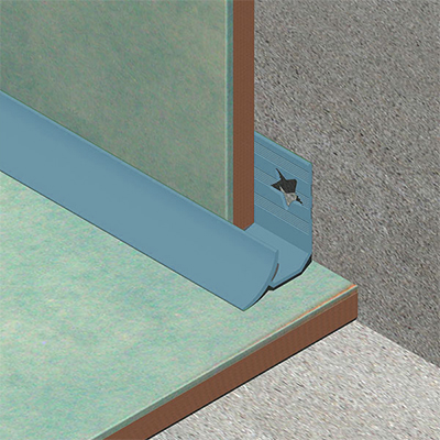 Coltar faianta, colt interior, 12 mm, PVC, 2.5 m, jad