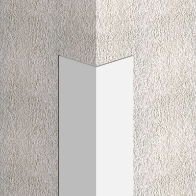 Cornier lat PVC, 50x50 mm, alb
