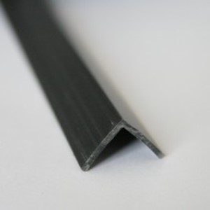 Cornier PVC,10x10 mm, 2,7 m, negru