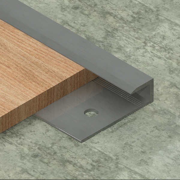 Bagheta capat perforata pentru SPC, din aluminiu, A=5 mm, 2.7 m