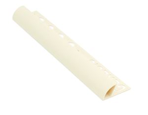 Coltar faianta, colt exterior, 8 mm, PVC, 2.5 m, fildes