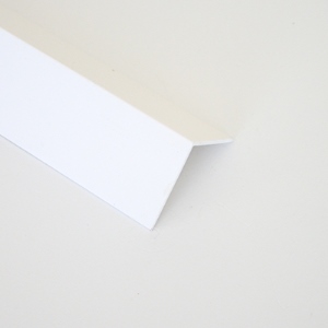 Cornier mediu PVC, 30x30 mm, alb