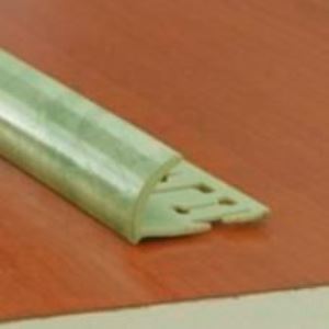 Coltar faianta economic, colt exterior, 10 mm, PVC, 2.7 m, verde agata
