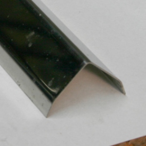Cornier inox cu laturi tesite, 30x30 mm, 2,7 m, inox lucios