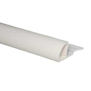 Coltar faianta, colt exterior, 10 mm, PVC, 2.5 m, alb