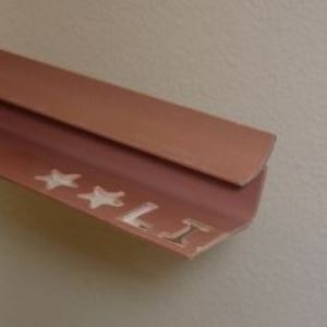 Coltar faianta, colt interior, 9 mm, PVC, 2.7 m, roz inchis