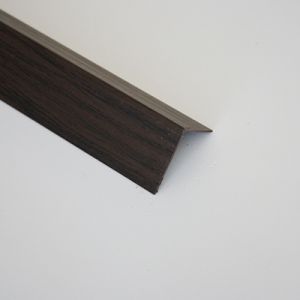 Cornier PVC, 20x20 mm, 2,7 m, wenge