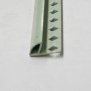 Coltar faianta, colt exterior, 10 mm, PVC, 2.5 m, verde jad